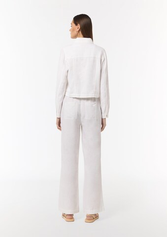 comma casual identity Between-season jacket in White: back