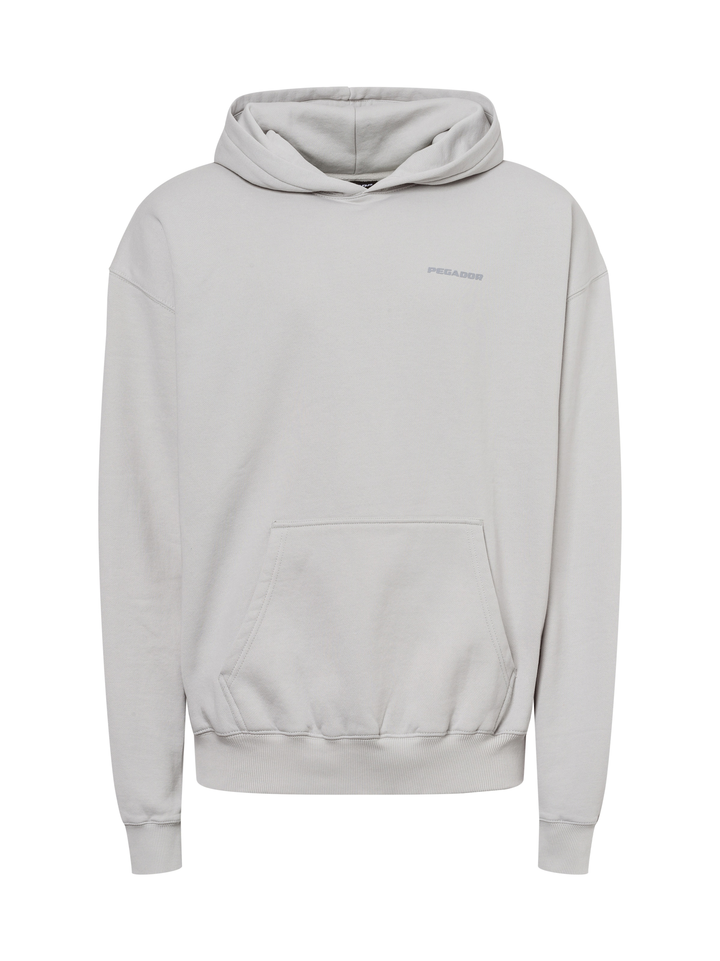 Pegador Sweatshirt ' Logo ' in Grijs: voorkant