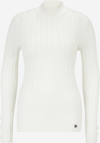 Key Largo Sweater 'WKN GO NEW' in White: front