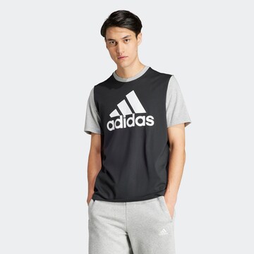 ADIDAS SPORTSWEAR Performance Shirt 'Essentials' in Black: front