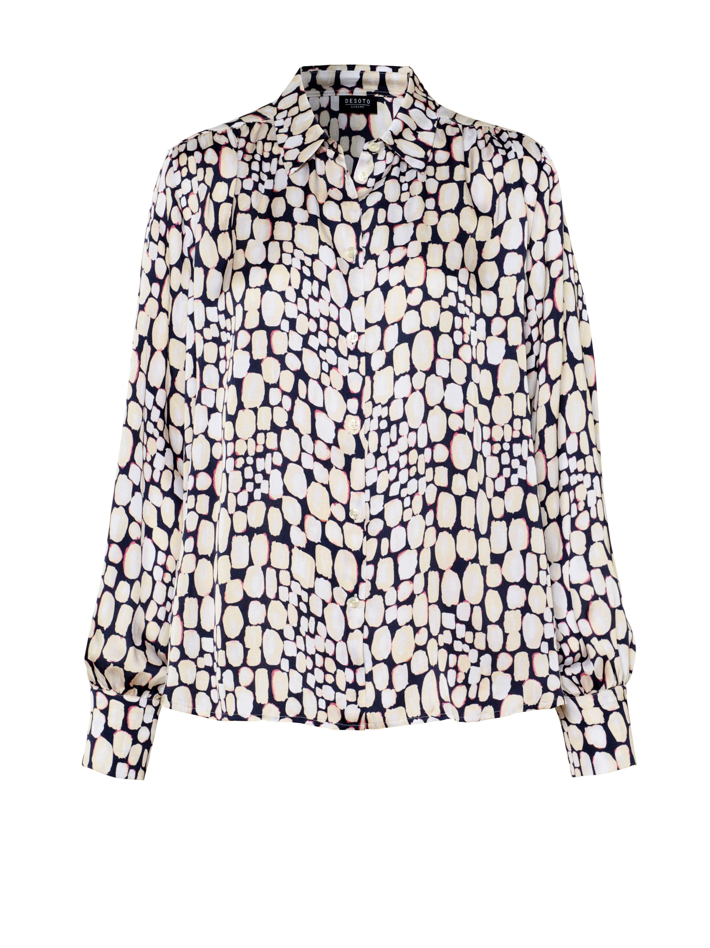 Chemisier 'LENA' DESOTO en bleu : devant