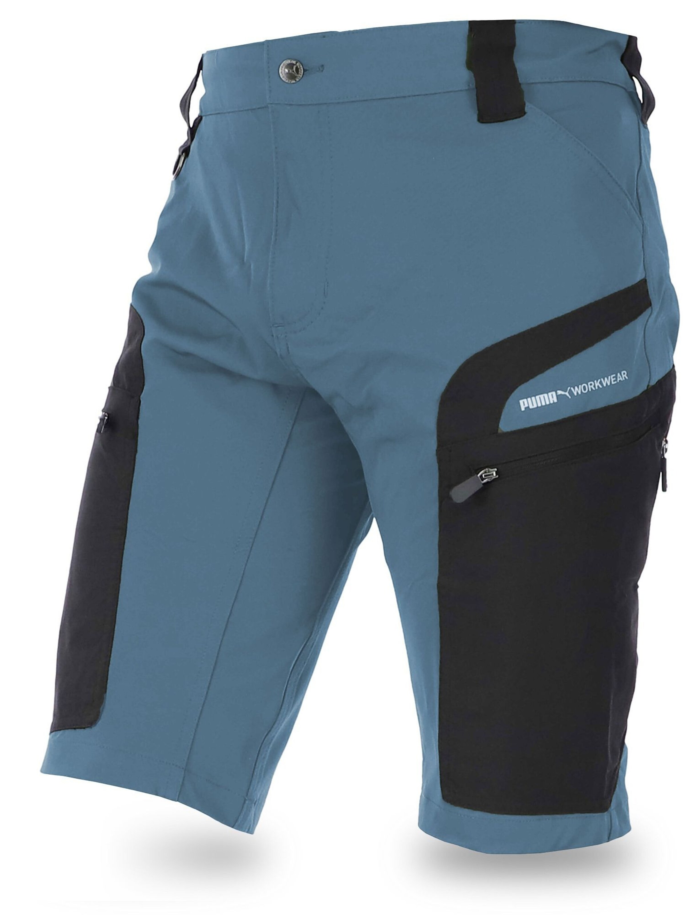 PUMA Workwear Regular Athletic Pants 'Puma Workwear Pro One Adventure Damenshorts' in Blue: front