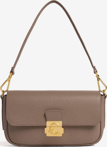 Coccinelle - Bolso de mano 'Coccinelle C-Me Lock Medium' en gris: frente