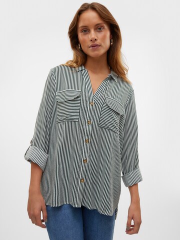 VERO MODA Blouse 'VMBumpy' in Green