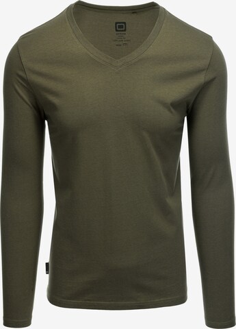 Ombre Shirt 'L136' in Green: front