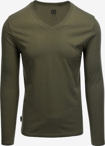 Ombre Shirt 'L136' in Groen: voorkant