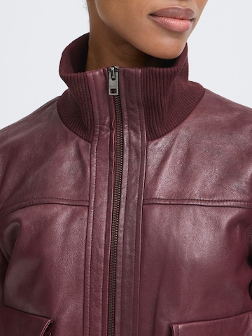 Oxmo Lederjacke ' OXDenny ' in Rot