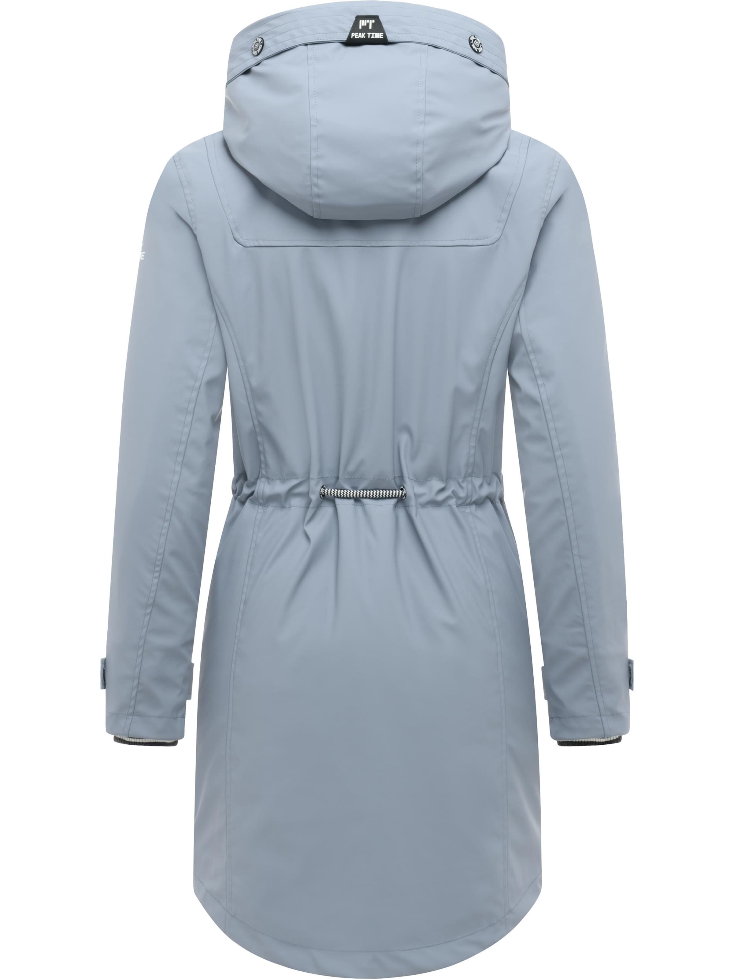 Manteau fonctionnel 'L60042' Peak Time en bleu