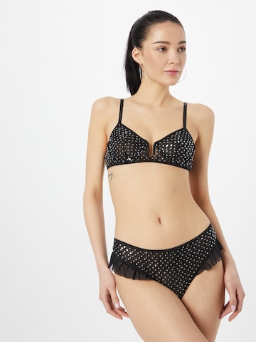 Nasty Gal Bustier Wäsche-Set in Schwarz: predná strana