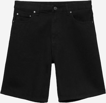 Pull&Bear Lużny krój Jeansy w kolorze czarny: przód