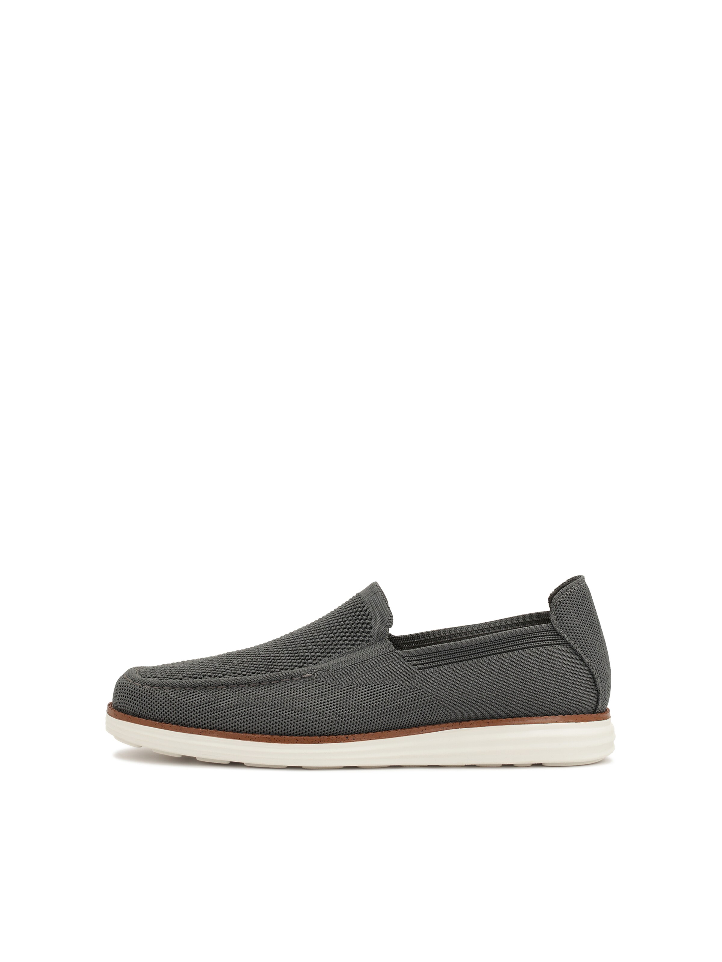 Scarpa slip-on di Kazar in grigio: frontale