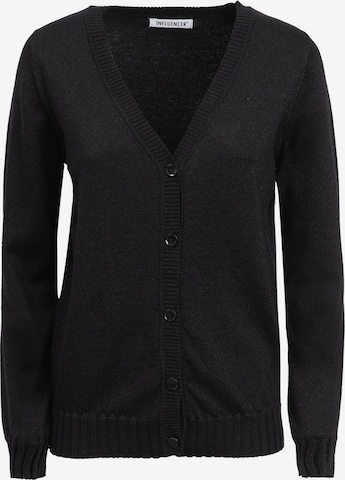 melns Influencer Adīta jaka: no priekšpuses