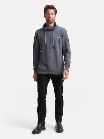 TOM TAILOR Sweatshirt 'Snood' in Blauw