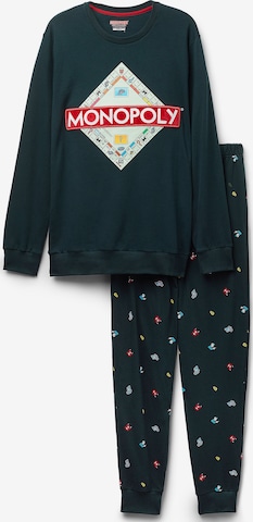 IUMAN Intimissimi Uomo Pyjama 'Hasbro Monopoly' in Blau: Vorderseite