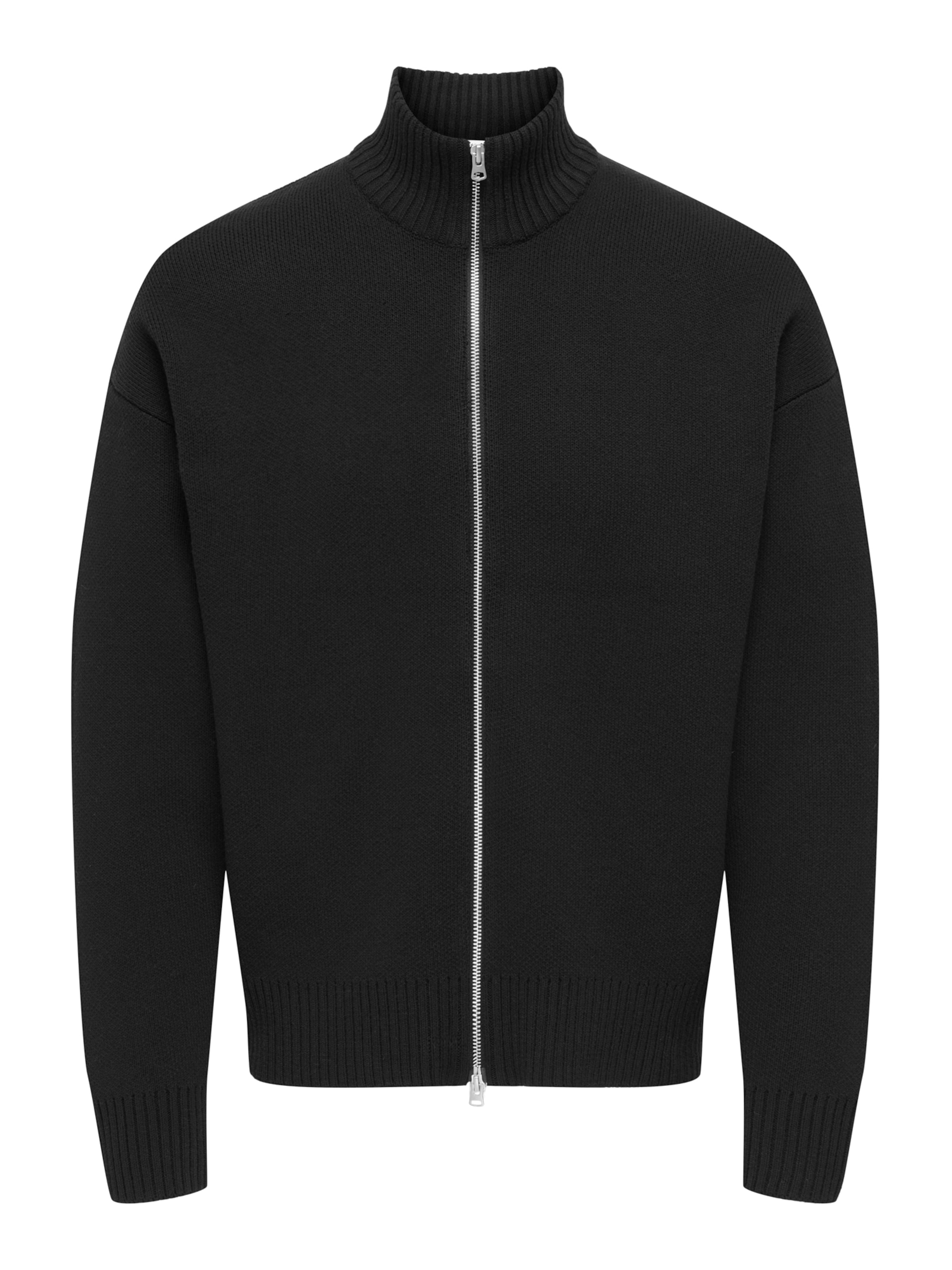 Only & Sons Kardigán 'ONSBLAKE' - fekete: elől