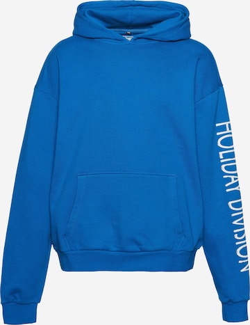 Just Rhyse Sweatshirt 'Holiday Division' in Blue: front