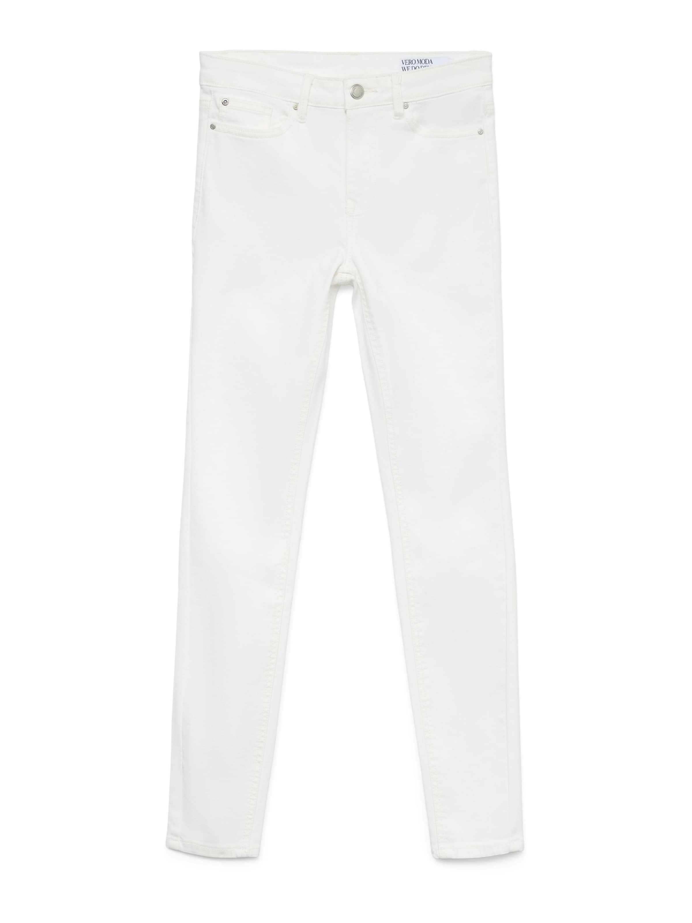 VERO MODA Skinny Jeans 'VMFlash' in White: front
