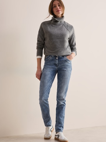 CECIL Slimfit Jeans 'Scarlett' in Blau