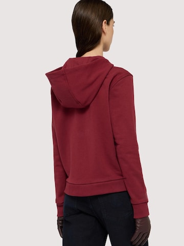 Trussardi - Sudadera con cremallera en rojo