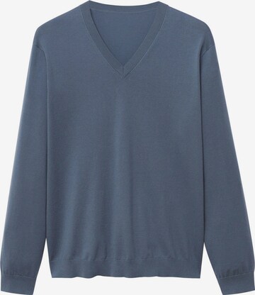 MANGO MAN Sweater 'Tenv' in Blue: front