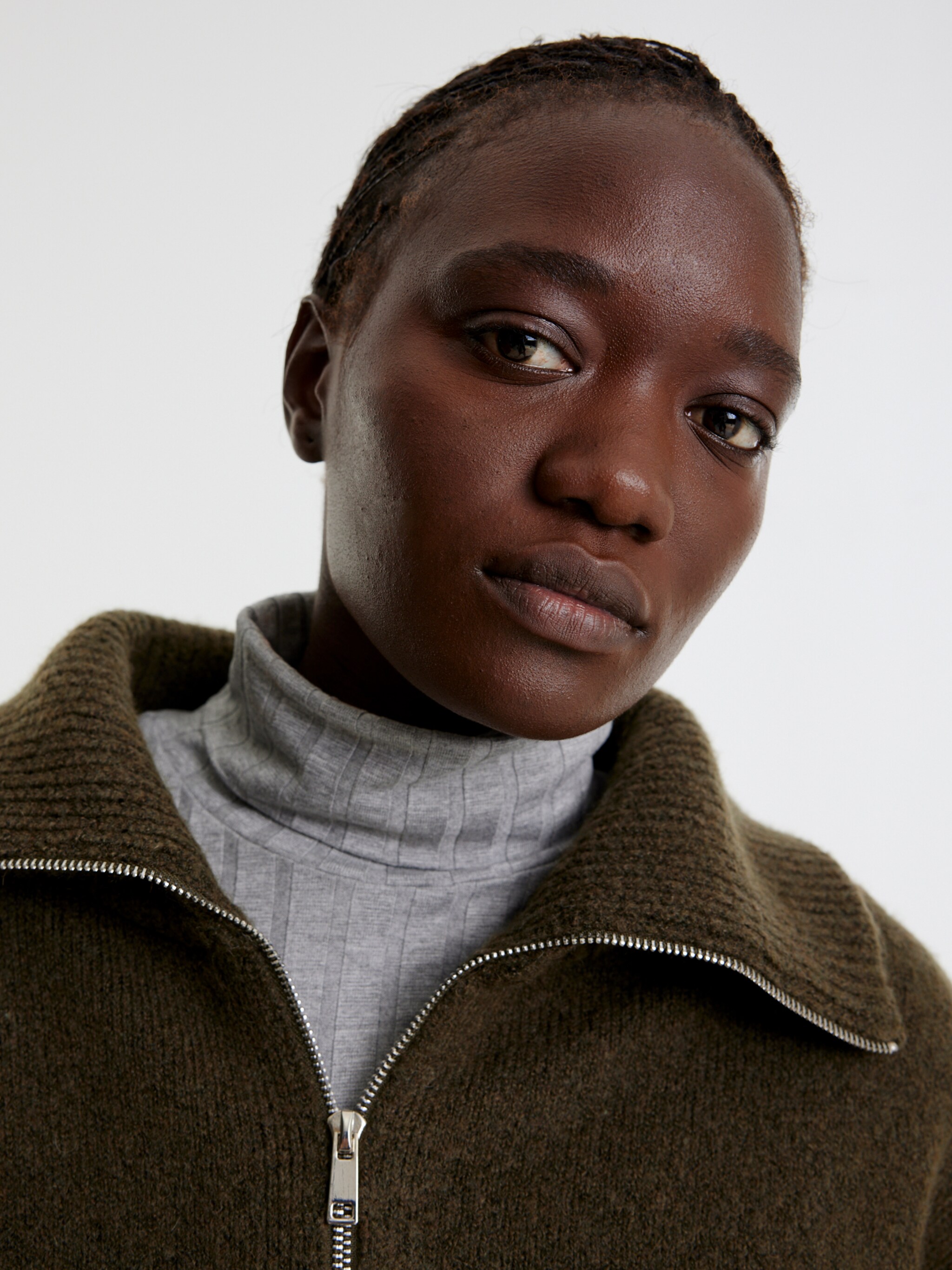 EDITED Produkte Pullover ' Zaba' khaki