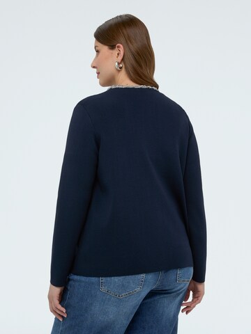 Fiorella Rubino Knit cardigan in Blue