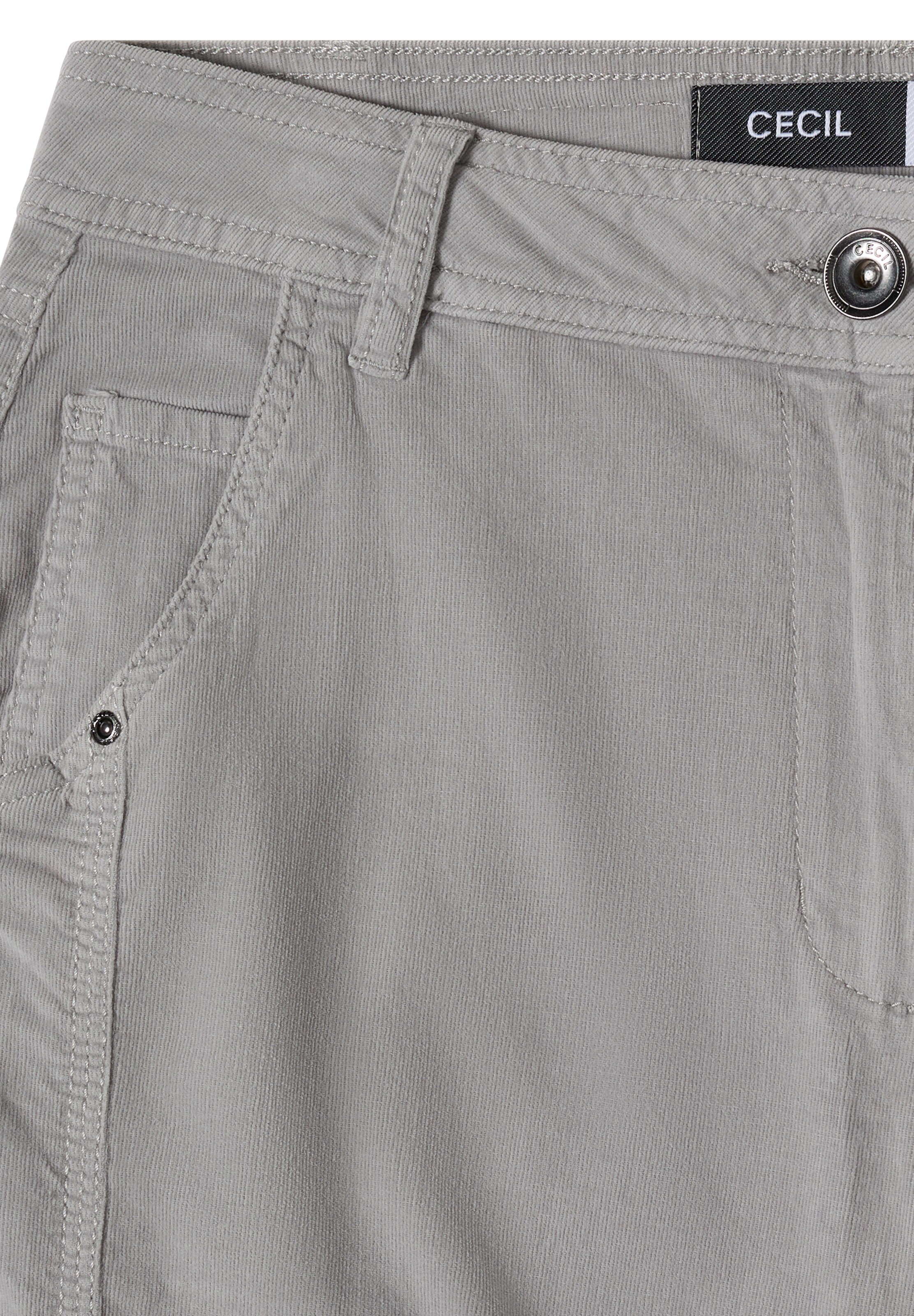 CECIL - Barrel Pantalón 'Scarlett' en gris