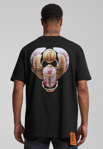 T-Shirt 'Scarab' Forgotten Faces en noir