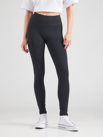CONVERSE Skinny Leggings 'WORDMARK' in Black: front