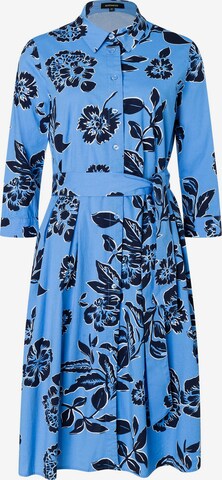 MORE & MORE Shirt Dress in Blue: front