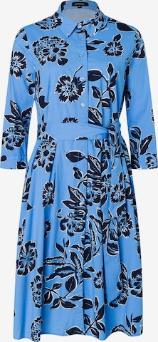 MORE & MORE Shirt Dress in Blue: front