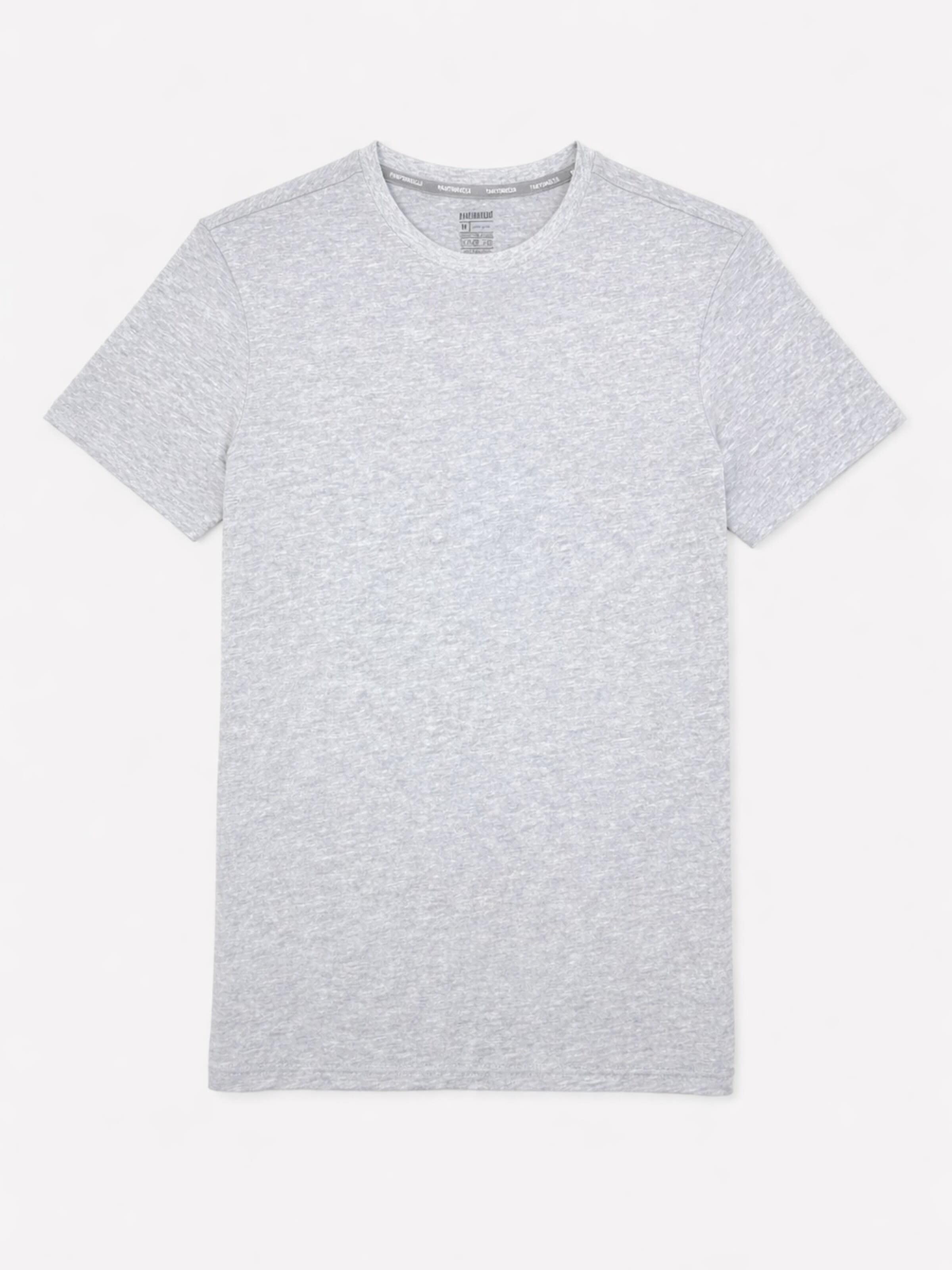 Maglietta 'Pantoneclo Men’s Round Neck T-Shirt' di PANTONECLO in grigio: frontale