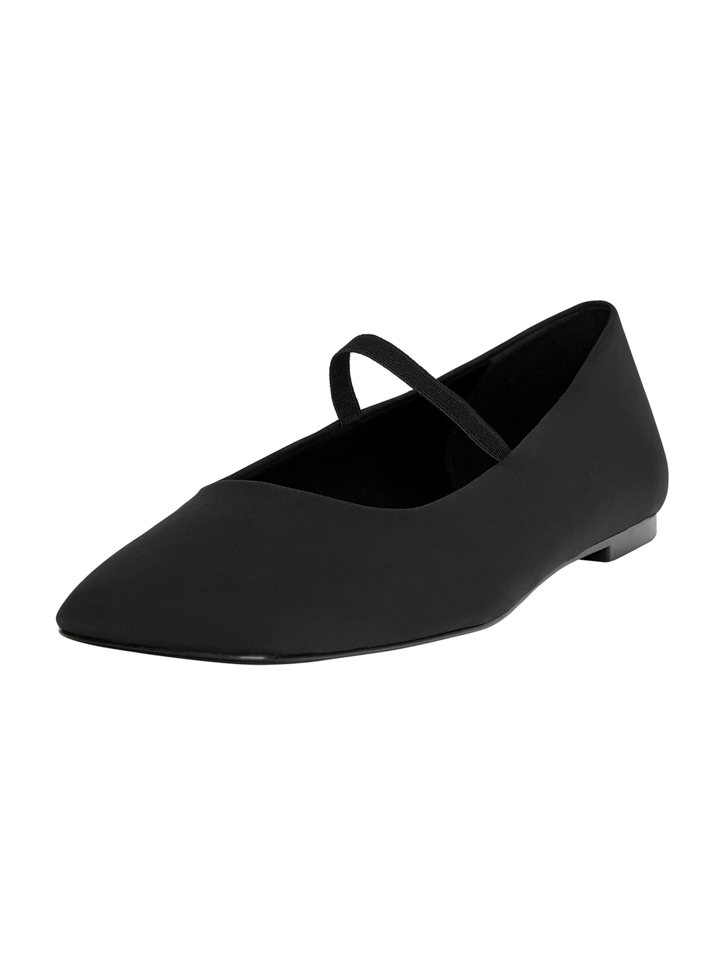 Ballerines Pull&Bear en noir : devant
