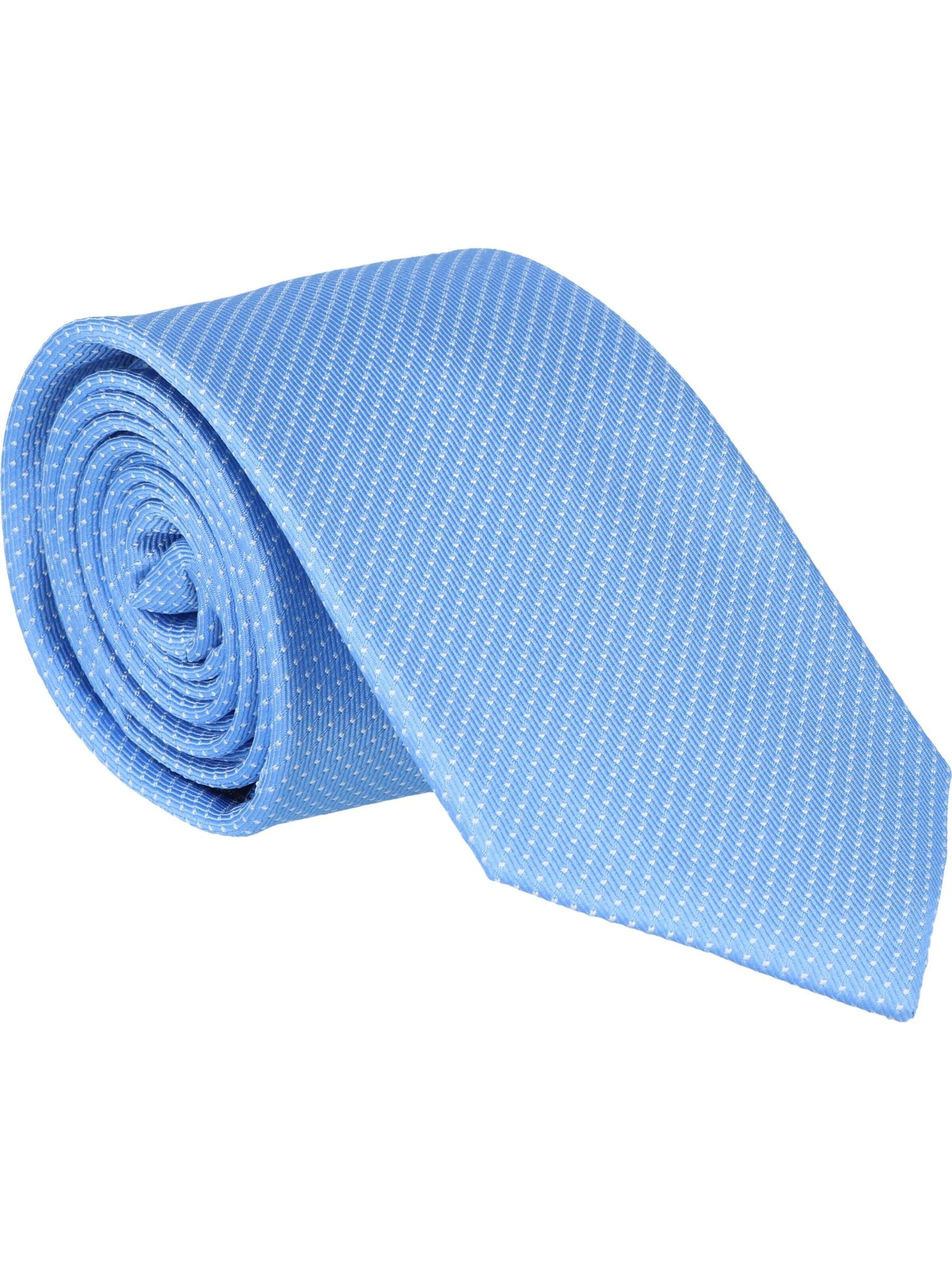 WILLEN Tie 'Tupfen' in Blue: front