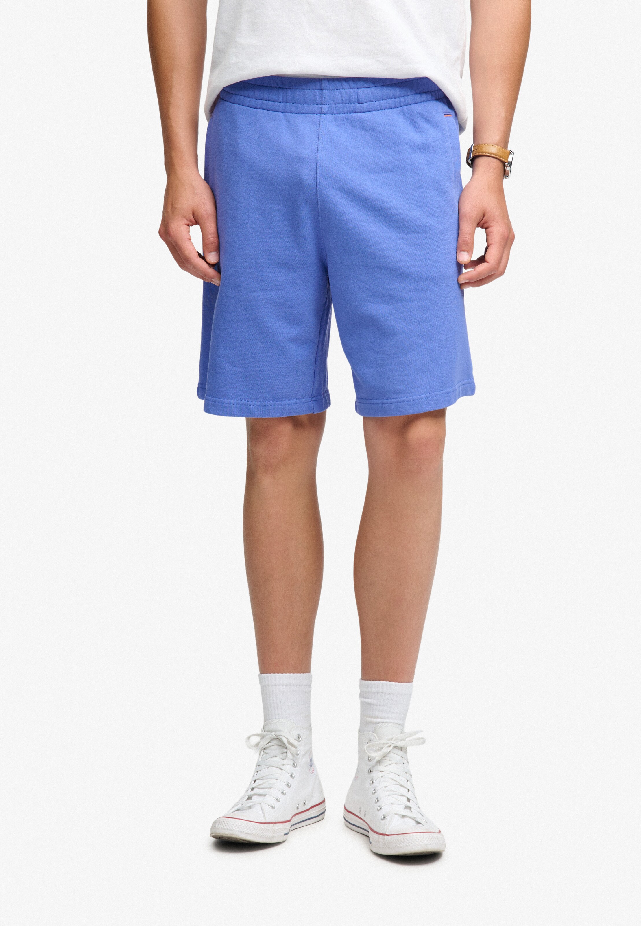 Superdry & Co Regular Broek 'Essential' in Blauw: voorkant