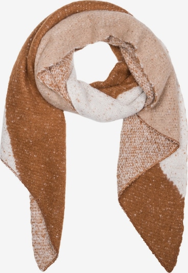 styleBREAKER Oversizeschal 'Asymmetrischer Web Schal 3-Farbig' in One Size in braun, Produktansicht