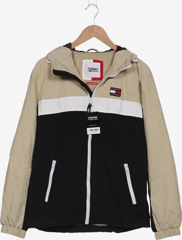 Tommy Jeans Jacke S in Beige: predná strana