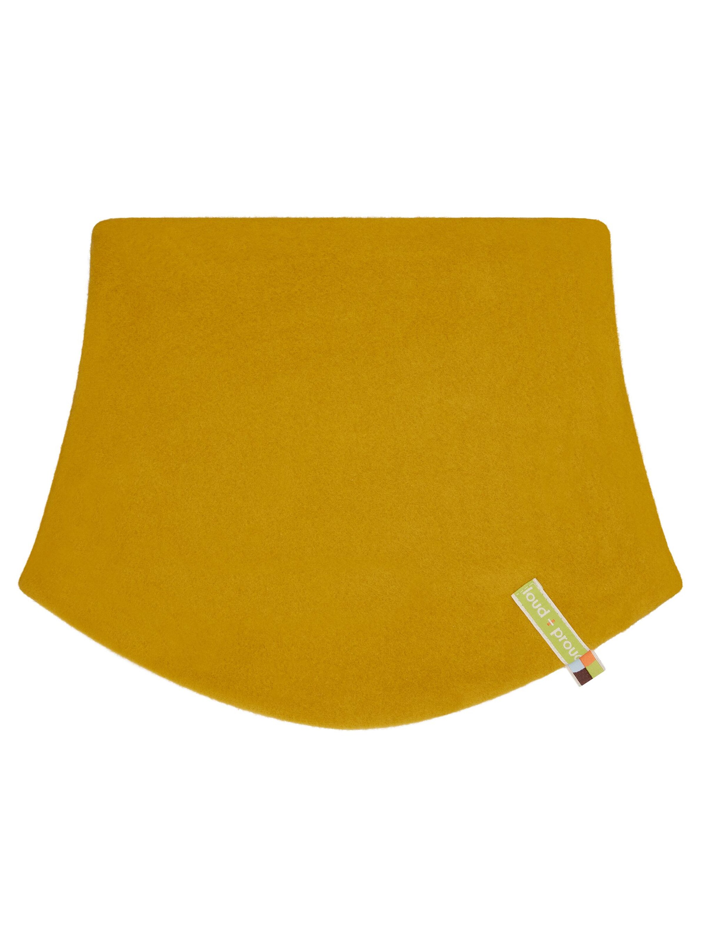 loud + proud Scarf 'Wende' in Yellow: front