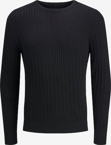 JACK & JONES - Pullover 'JJEEMIL' em preto: frente