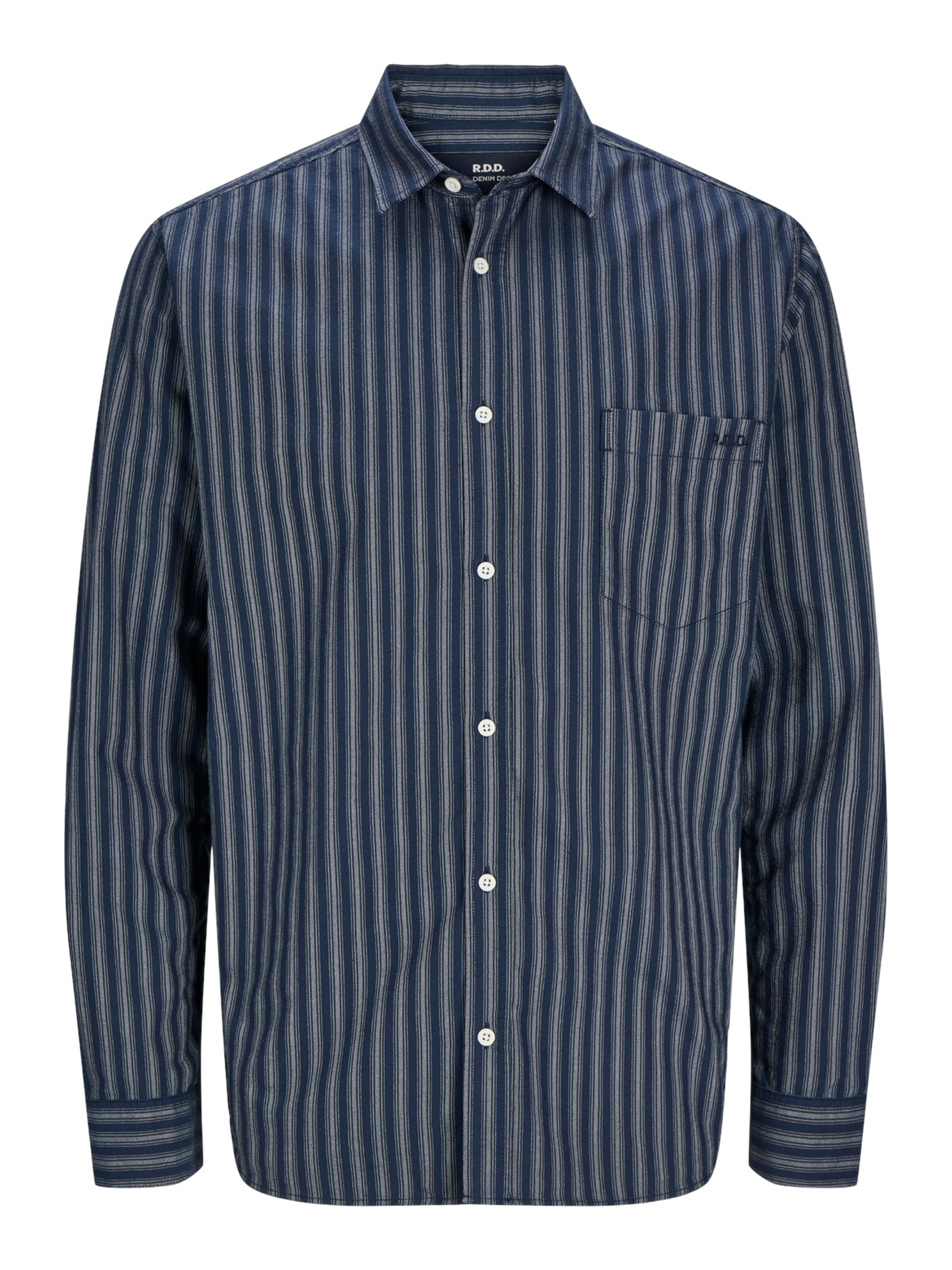 JACK & JONES Overhemd 'RDDLESNER' in Blauw: voorkant