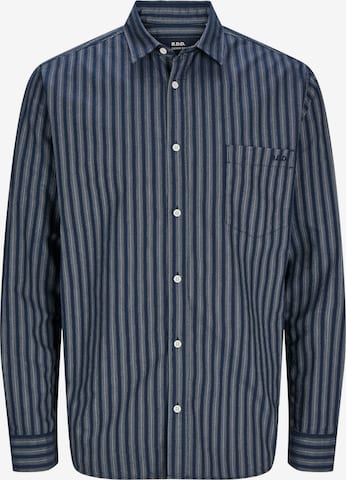 Chemise 'RDDLESNER' JACK & JONES en bleu : devant