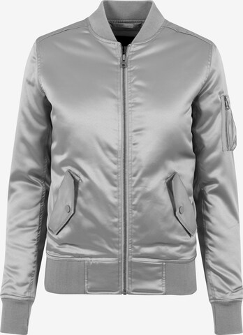 Urban Classics Between-Season Jacket in Silver: front