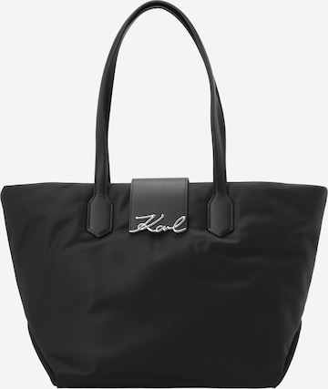 Karl Lagerfeld Шоппер в Черный: спереди