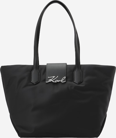 Karl Lagerfeld "Shopper" tipa soma, krāsa - melns, Preces skats