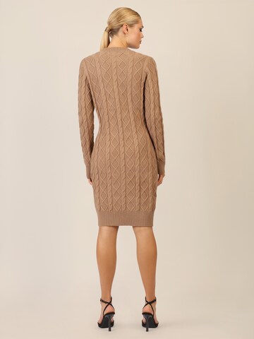 APART Knitted dress in Brown