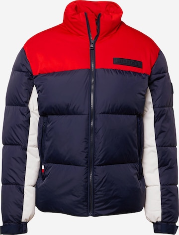 TOMMY HILFIGER Winterjas 'New York' in Blauw: voorkant