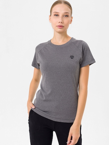 MOROTAI - Camiseta funcional 'Naka' en gris: frente