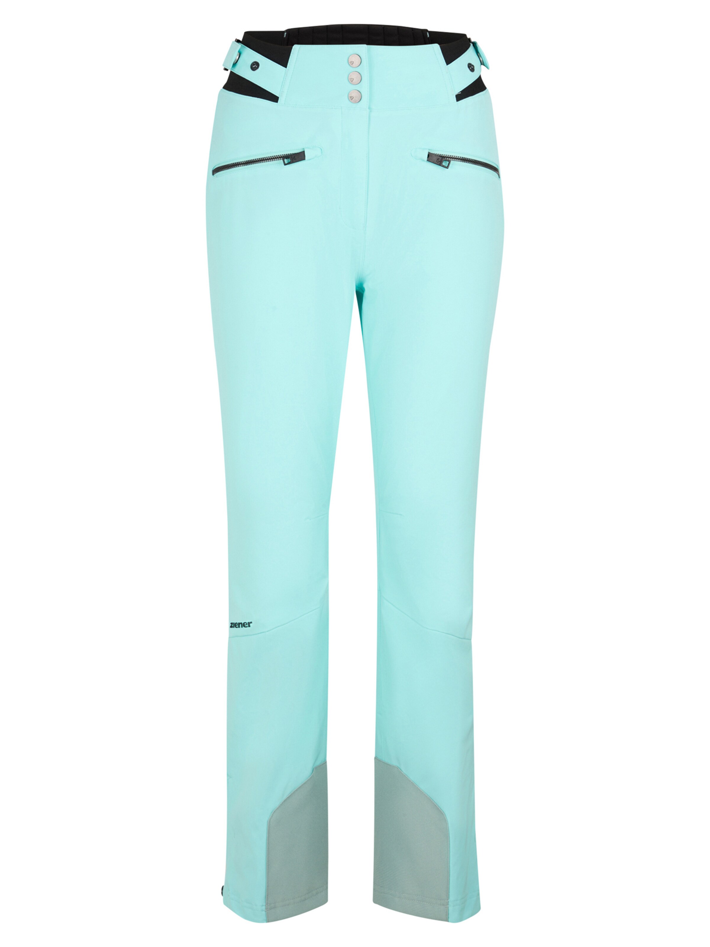 ZIENER Workout Pants 'Tilla' in Green: front