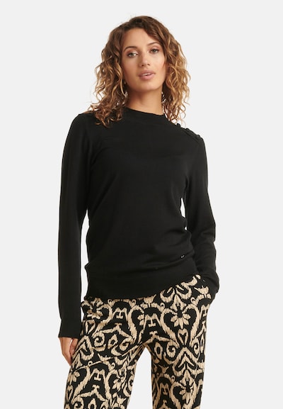 Smashed Lemon Pull-over en noir, Vue avec produit