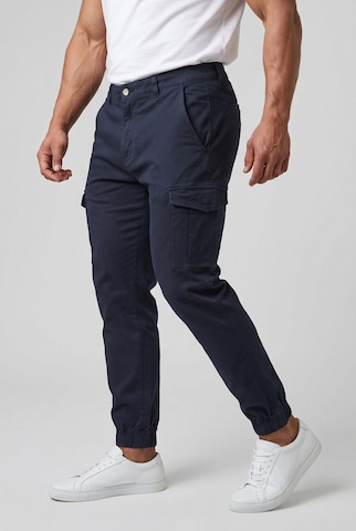 Men Plus Regular Cargo trousers in Blue